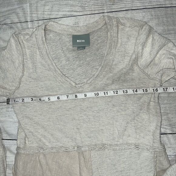 Anthropologie | Anthro Maeve Northward Swing Dress Long Sleeves Linen Blend XS - Picture 6 of 10